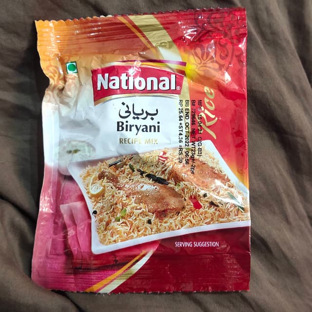 National Biryani 23g