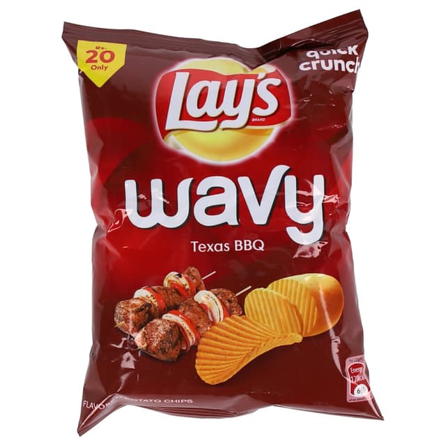 LAYS WAVY BBQ 23GM